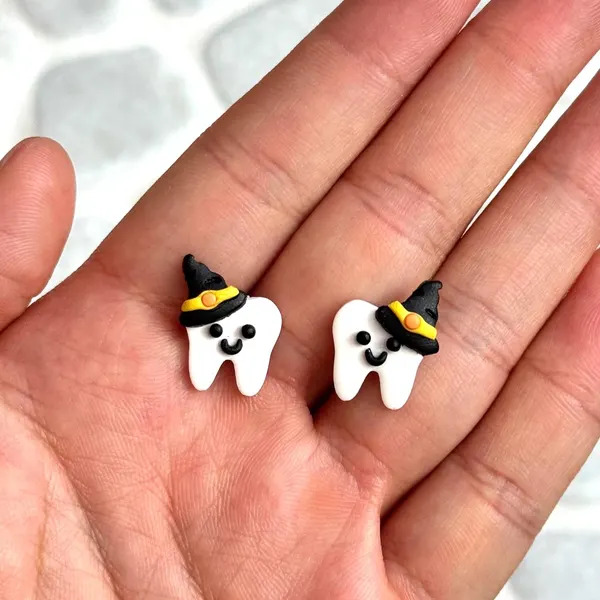 Wtich Teeth Earrings
